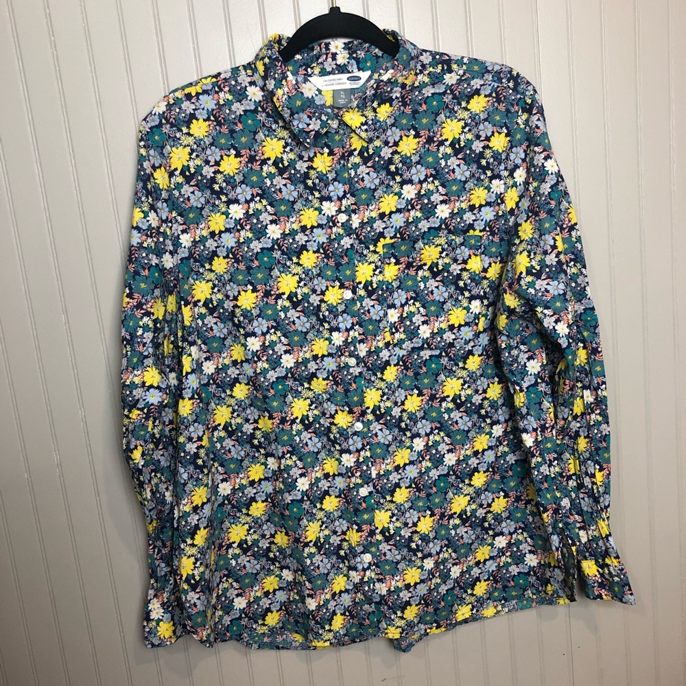 Old Navy Floral Button Up